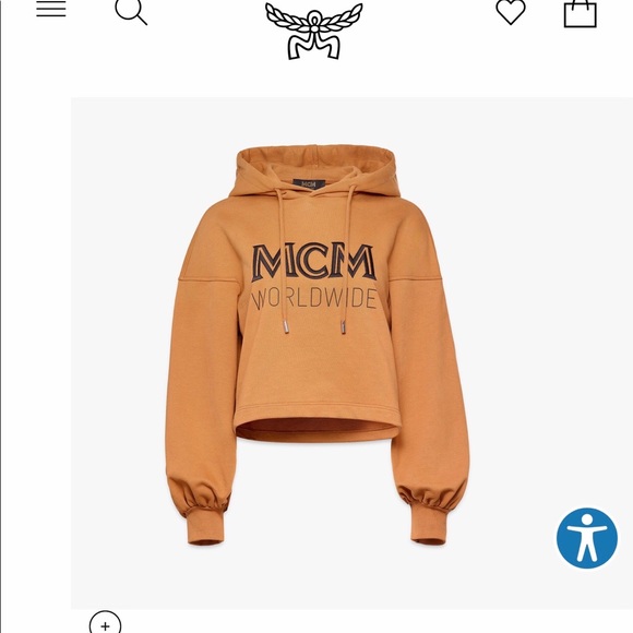 *MCM* Women’s bell sleeve logo hoodie - Picture 2 of 4